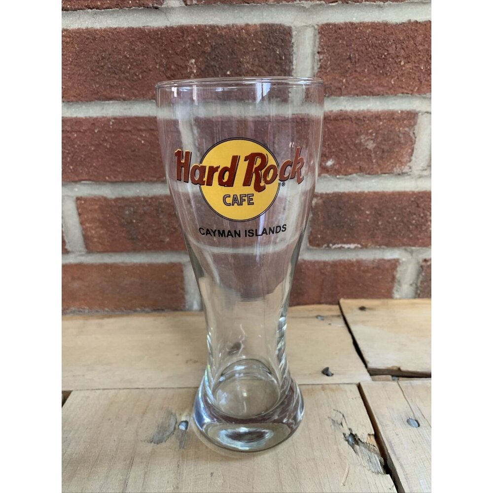Hard Rock Cafe‎ CAYMAN ISLANDS  8.5in Curvy Glass 20oz